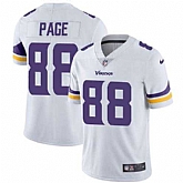 Nike Minnesota Vikings #88 Alan Page White NFL Vapor Untouchable Limited Jersey,baseball caps,new era cap wholesale,wholesale hats